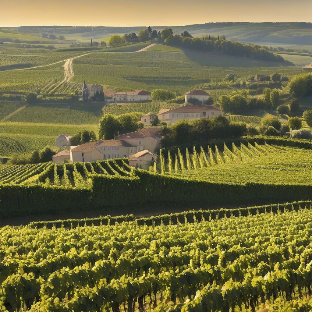 Vineyards in Champagne, France