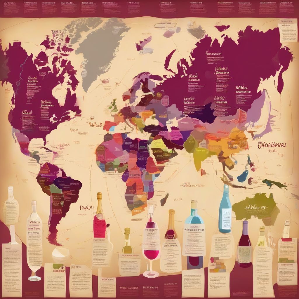 World Map of Wine Regions